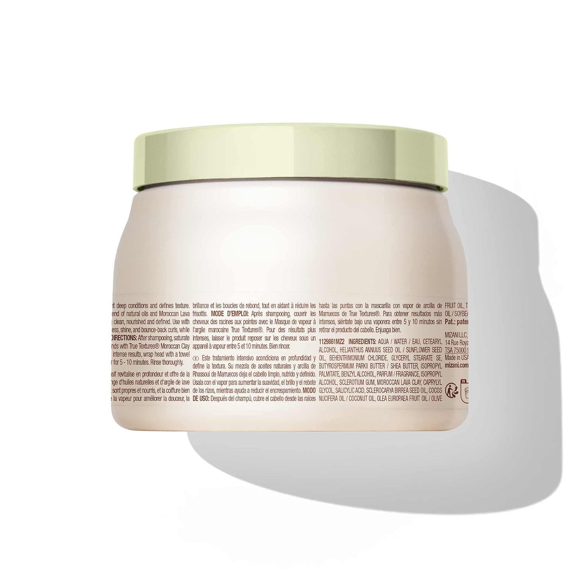 White Smoke Mizani True Textures Moroccan Clay Hair Mask – For Curly Hair