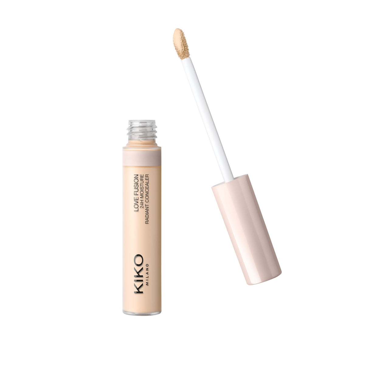 White Smoke KIKO Milano Love Fusion 24 Hour Long-Lasting, Radiant Concealer, 2