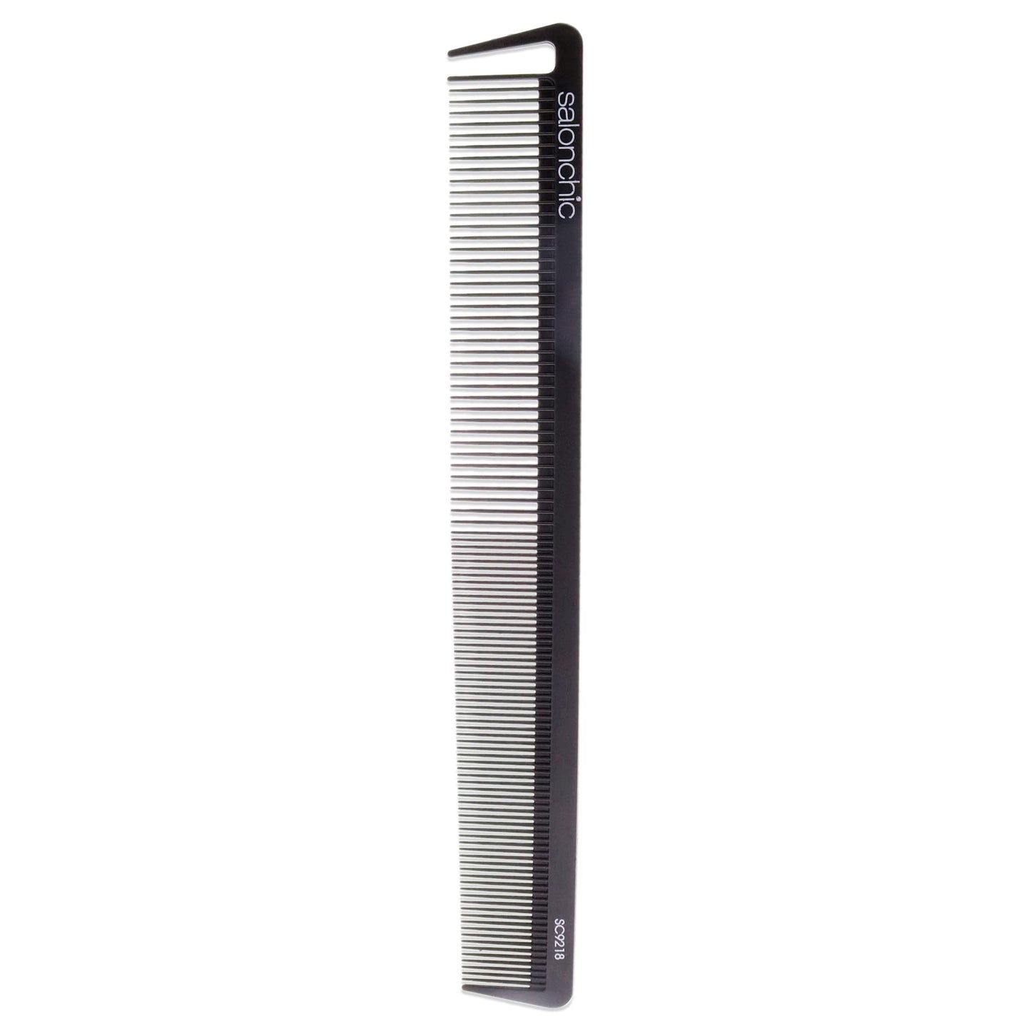 Gray SalonChic Cutting Carbon Comb High heat resistant 8.5 Comb Unisex 1 Pc