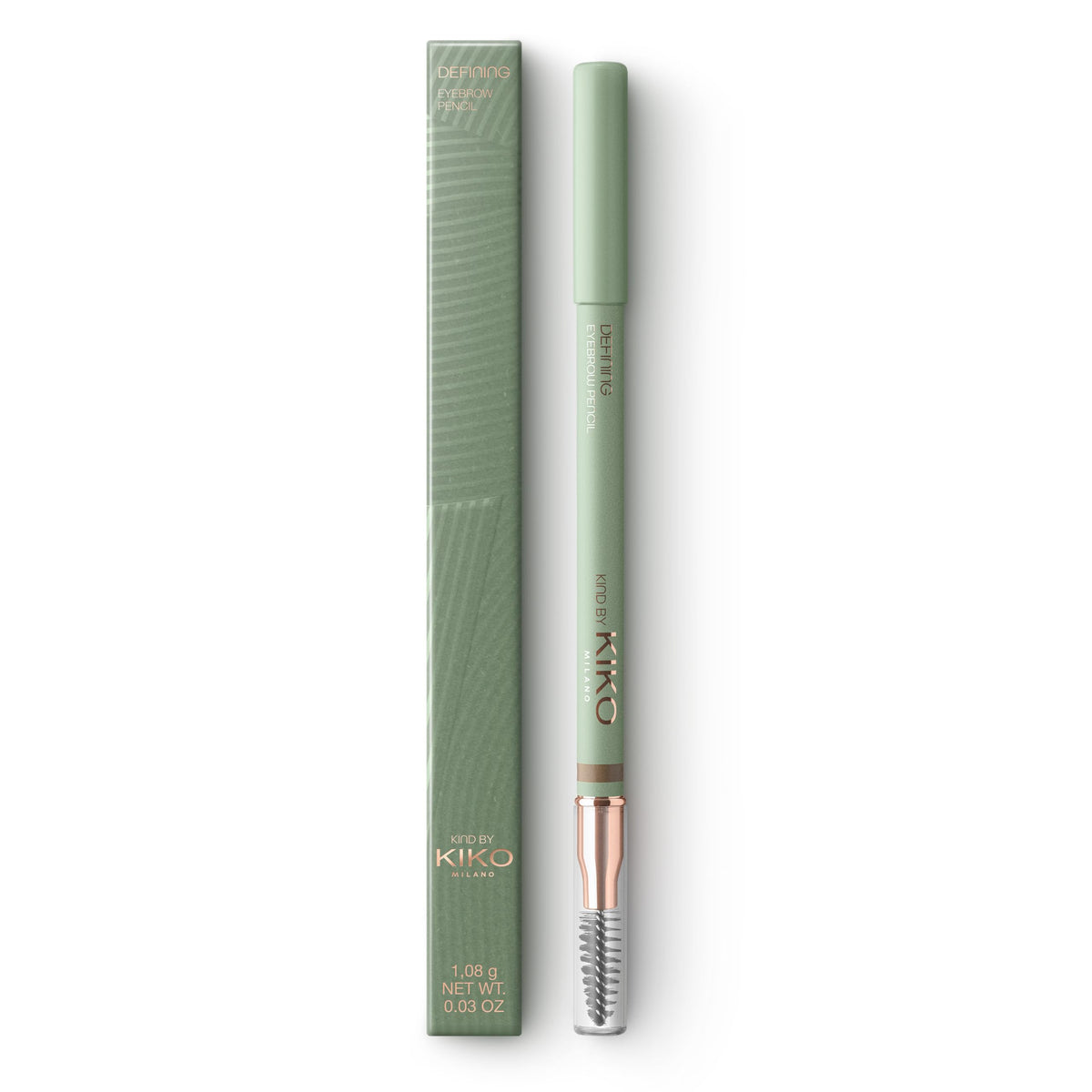 Slate Gray KIKO Milano Kind by KIKO Defining Eyebrow Pencil, 01 Taupe