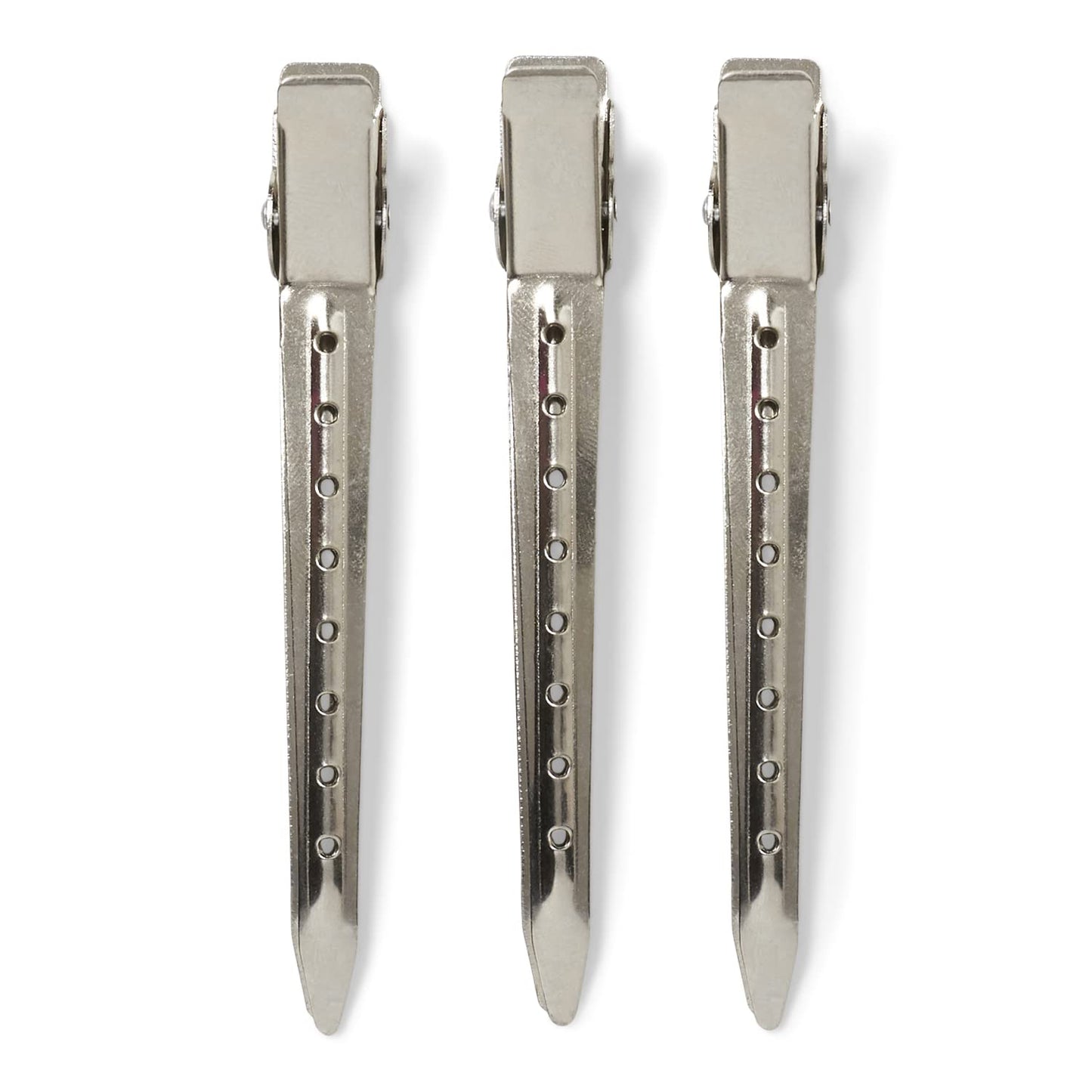 White Smoke Salon Care Metal Duckbill Clips