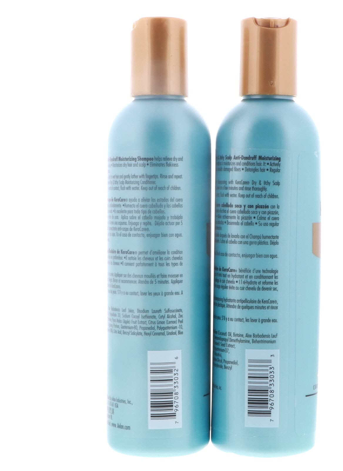 White Smoke Avlon Keracare Dry Itchy Scalp Shampoo and Conditioner Set