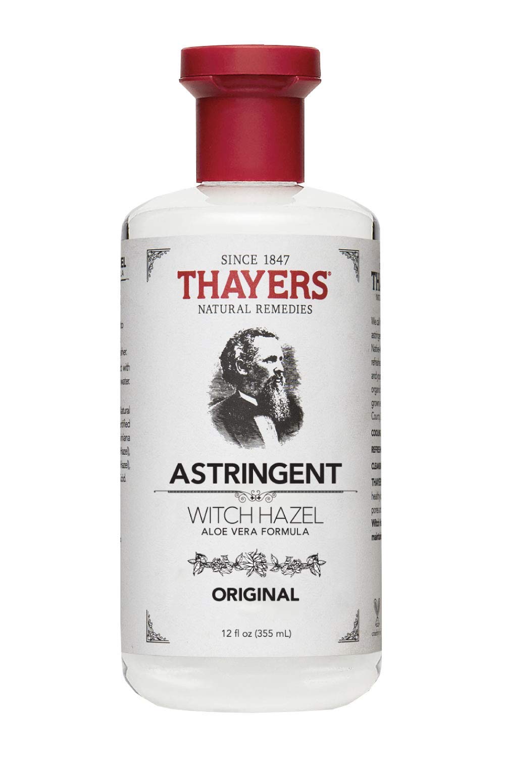 Lavender THAYERS WITCH HAZEL,W/ALOE VERA, 12 FZ