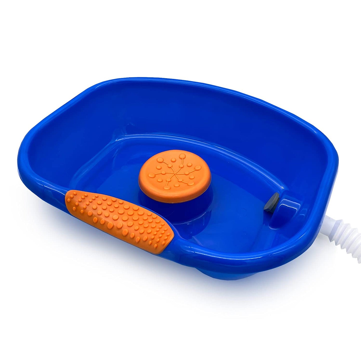 White Smoke DMI Portable Shampoo Bowl for Bedside and Hair Washing, Hair Cuts and Coloring for the Elderly, Disabled, Bedridden and Handicapped, Blue