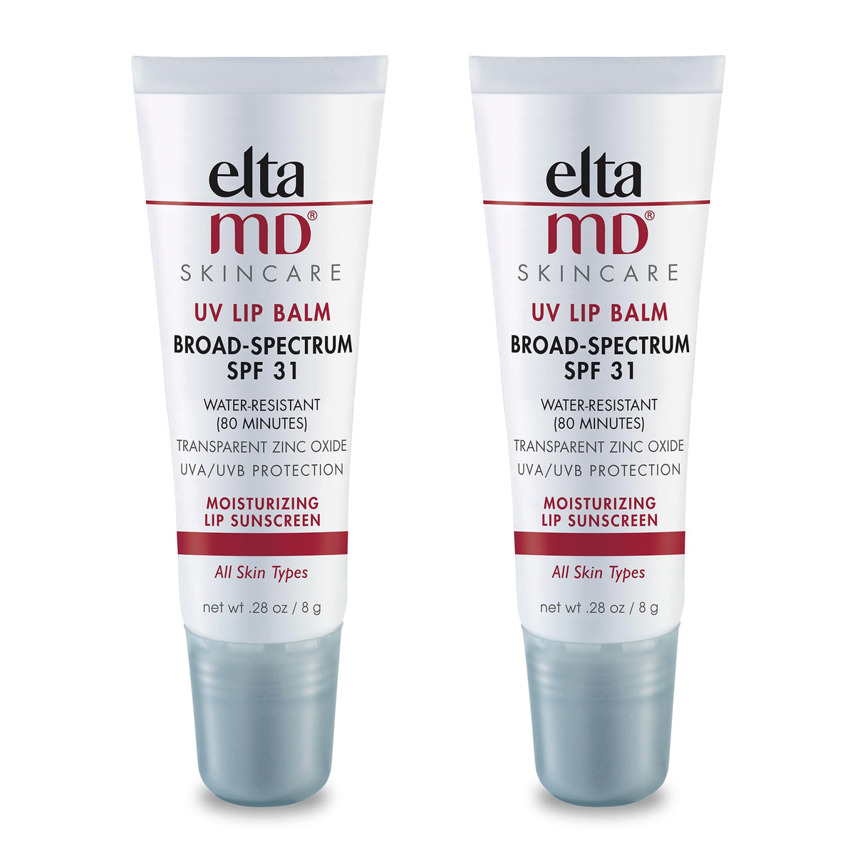 White Smoke EltaMD UV Lip Balm Sunscreen, Transparent Zinc Oxide, SPF 30