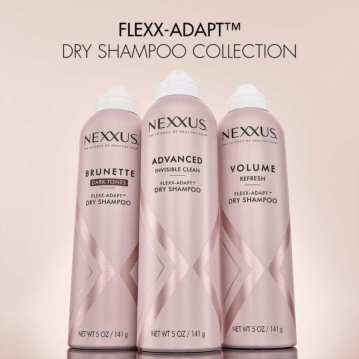 Light Gray Nexxus Dry Shampoo, Travel-Size, Advanced Invisible Clean – Instant Oil Control for Soft, Shiny Hair Between Washes, Rose & Waterlily Scent, variation