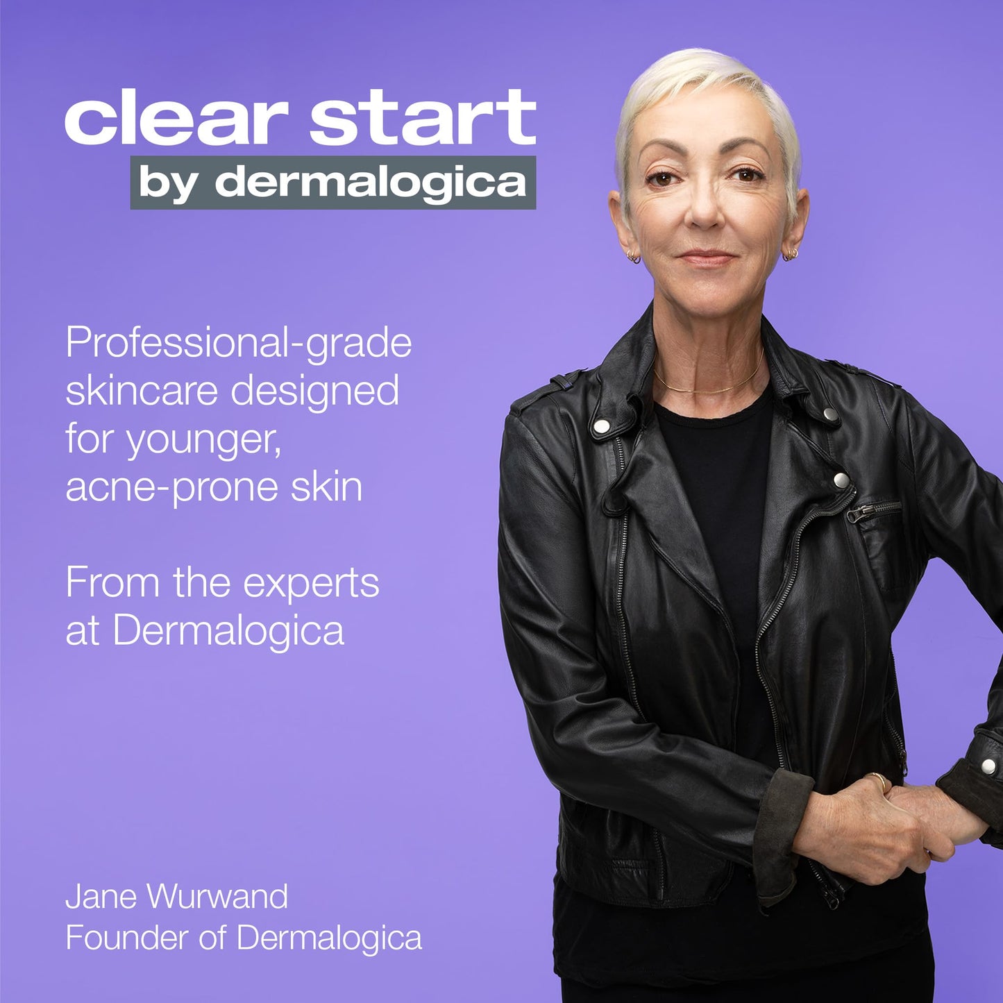 Medium Purple Dermalogica Clear Start Clarifying Bacne Spray, Back Acne Treatment Spray for Body Breakout - Pore Clearing, Preventing Pimple with Salicylic Acid, Witch Hazel, Tea Tree Oil, All Skin Type, 6 fl oz