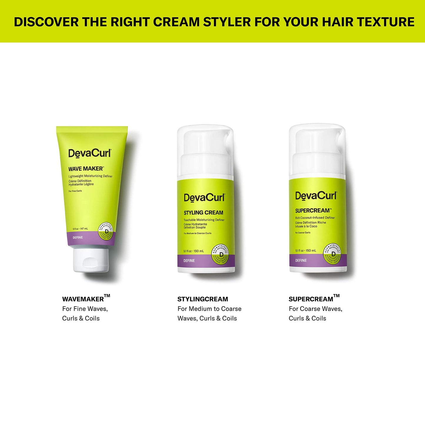 White Smoke DevaCurl SuperCream Ultra-Rich Moisturizing Definer, Warm Coconut, 5.1 fl. oz