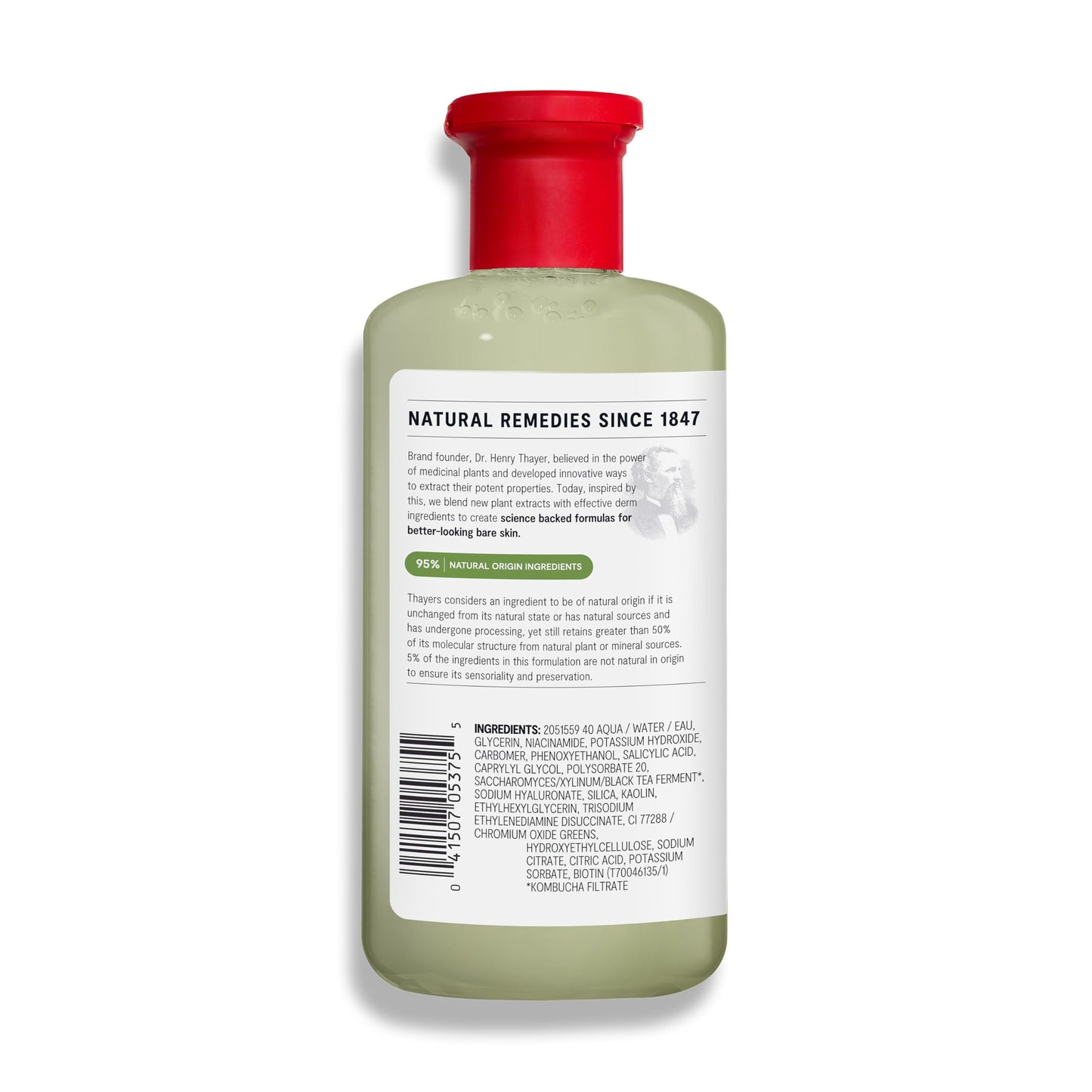 Light Gray Thayers Oil Balancing and Cooling Jelly Toner, Pore Reducing Facial Toner That Mattifies and Hydrates, Skin Care for Combination to Oily Skin, 12 Fl Oz
