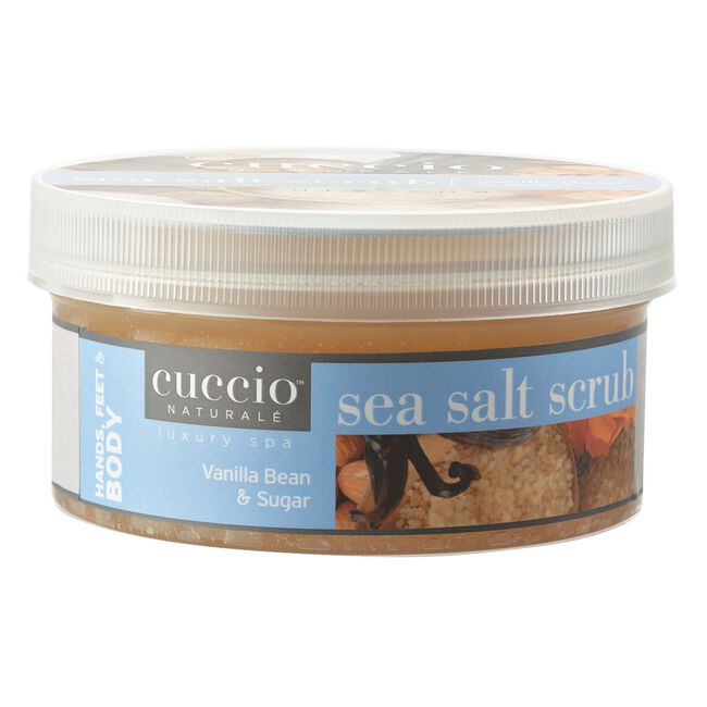 Antique White Cuccio Cina Pro Star Pro Vanilla Bean & Sugar Sea Salt Scrub