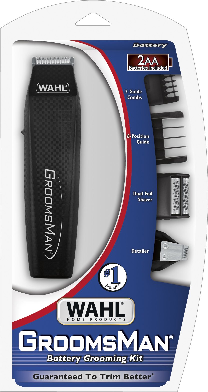 White Smoke Wahl 5537-3001 Groomsman All In One Trimmer