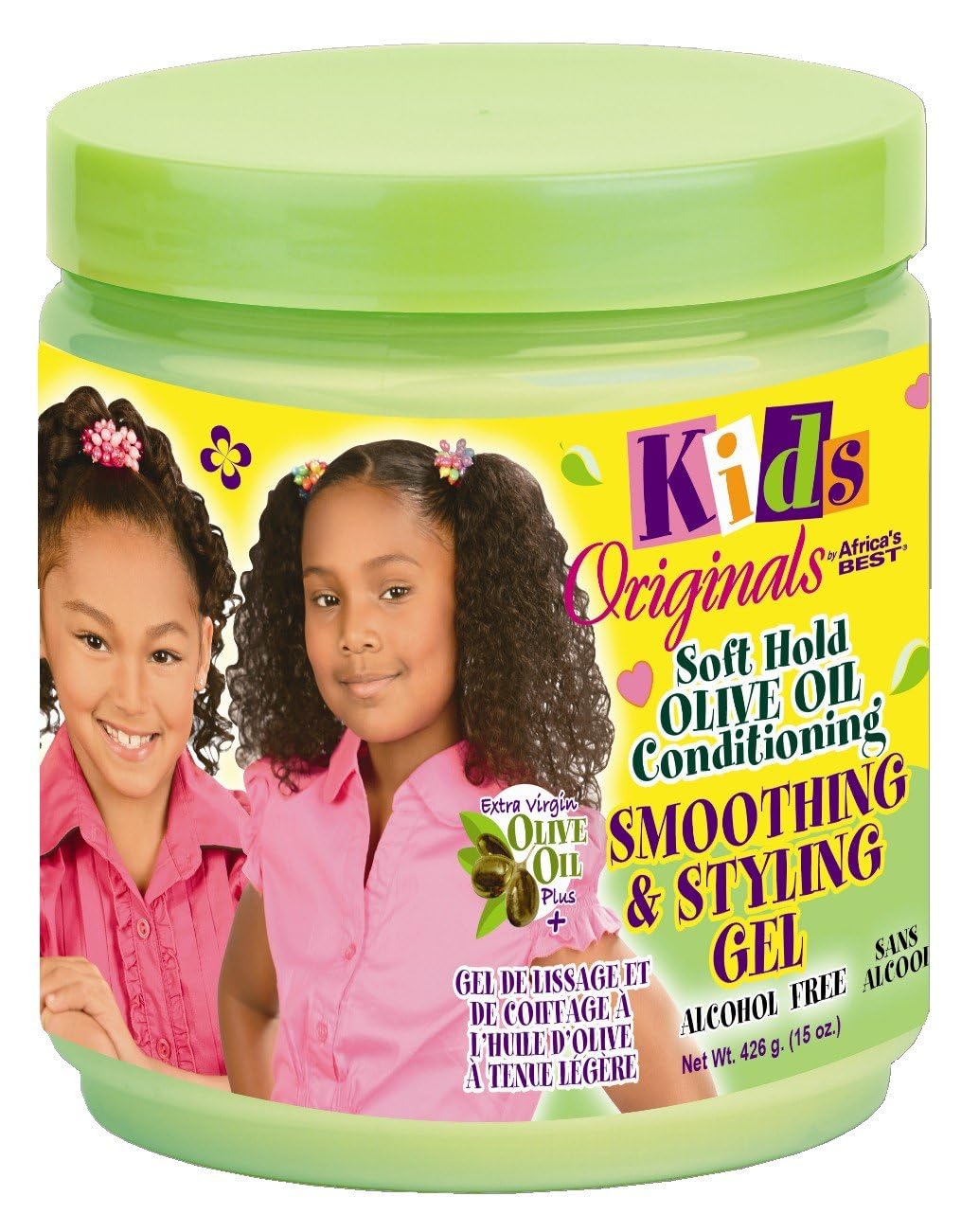 Pale Goldenrod Originals by Africa's Best Soft Hold Olive Oil Conditioning Smoothing & Styling Gel, 15oz Jar
