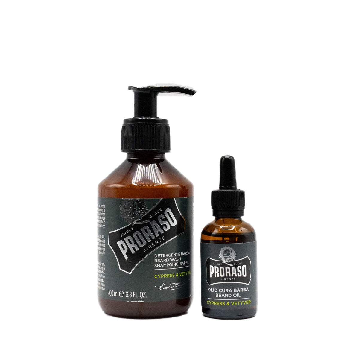 White Smoke Proraso Cypress and Vetyver Beard Care Duo Kit