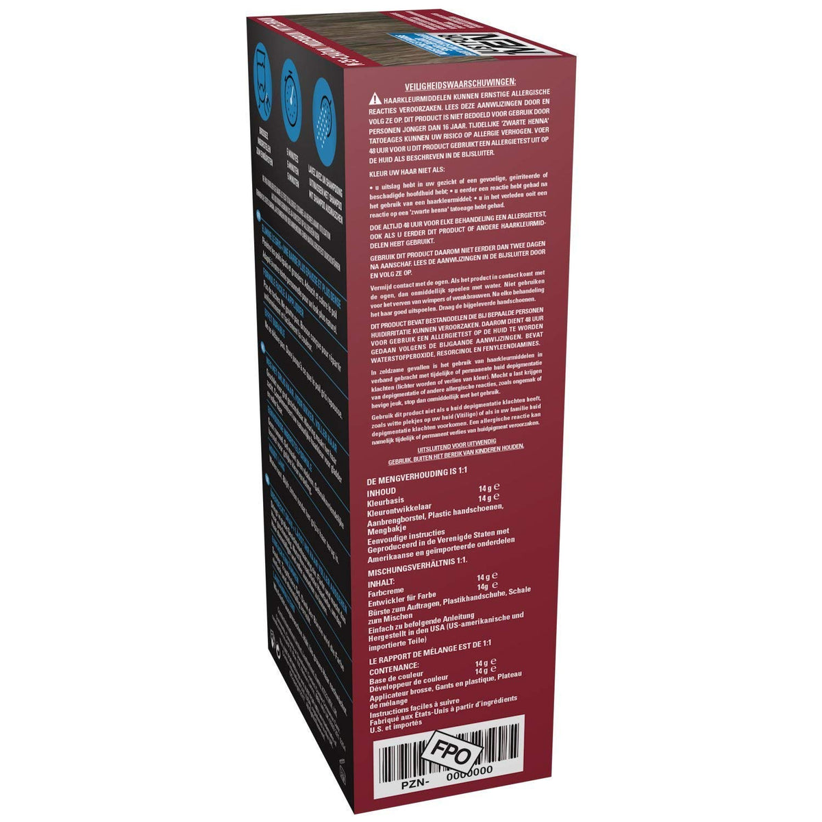 White Smoke Just For Men Brush-in Color Gel Medium Brown M-35