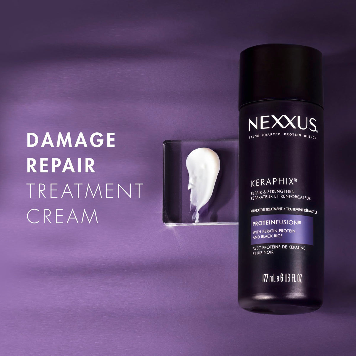 Dim Gray Nexxus Keraphix Pre-Wash Treatment Damage Repair Cream 6 oz