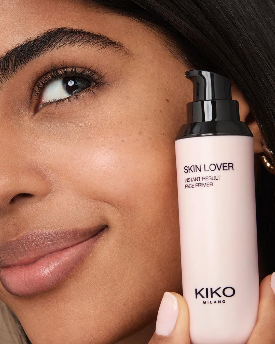 Dark Salmon KIKO Milano Skin Lover Instant Result Face Primer, Hydrating Face Primer