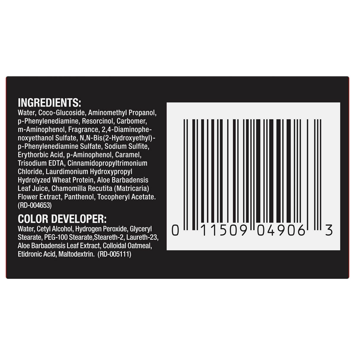 Black Mustache and Beard Brush-In Color Gel Jet Black
