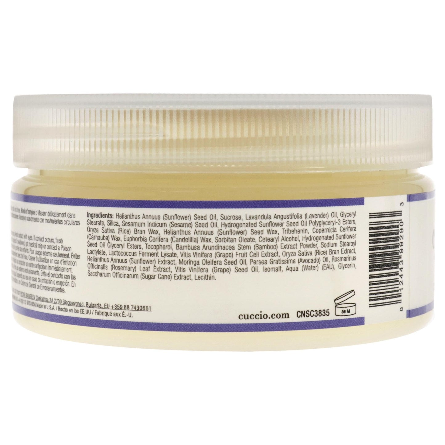 Antique White Skin Prebiotic Body Scrub - Lavander by Cuccio Naturale for Unisex - 8 oz Body Scrub