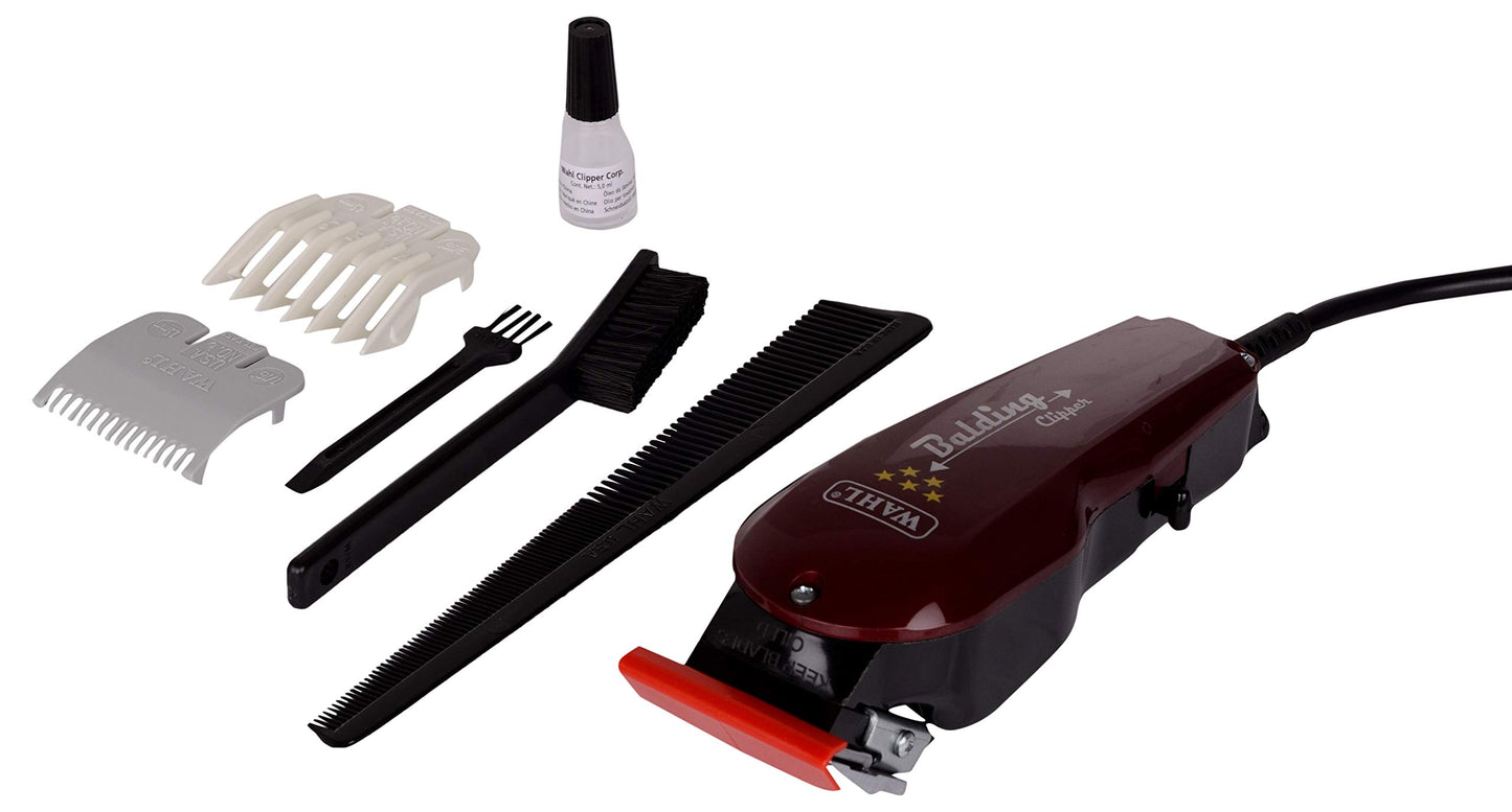White Smoke 5 Star Balding Clipper - Model # 8110 - Red