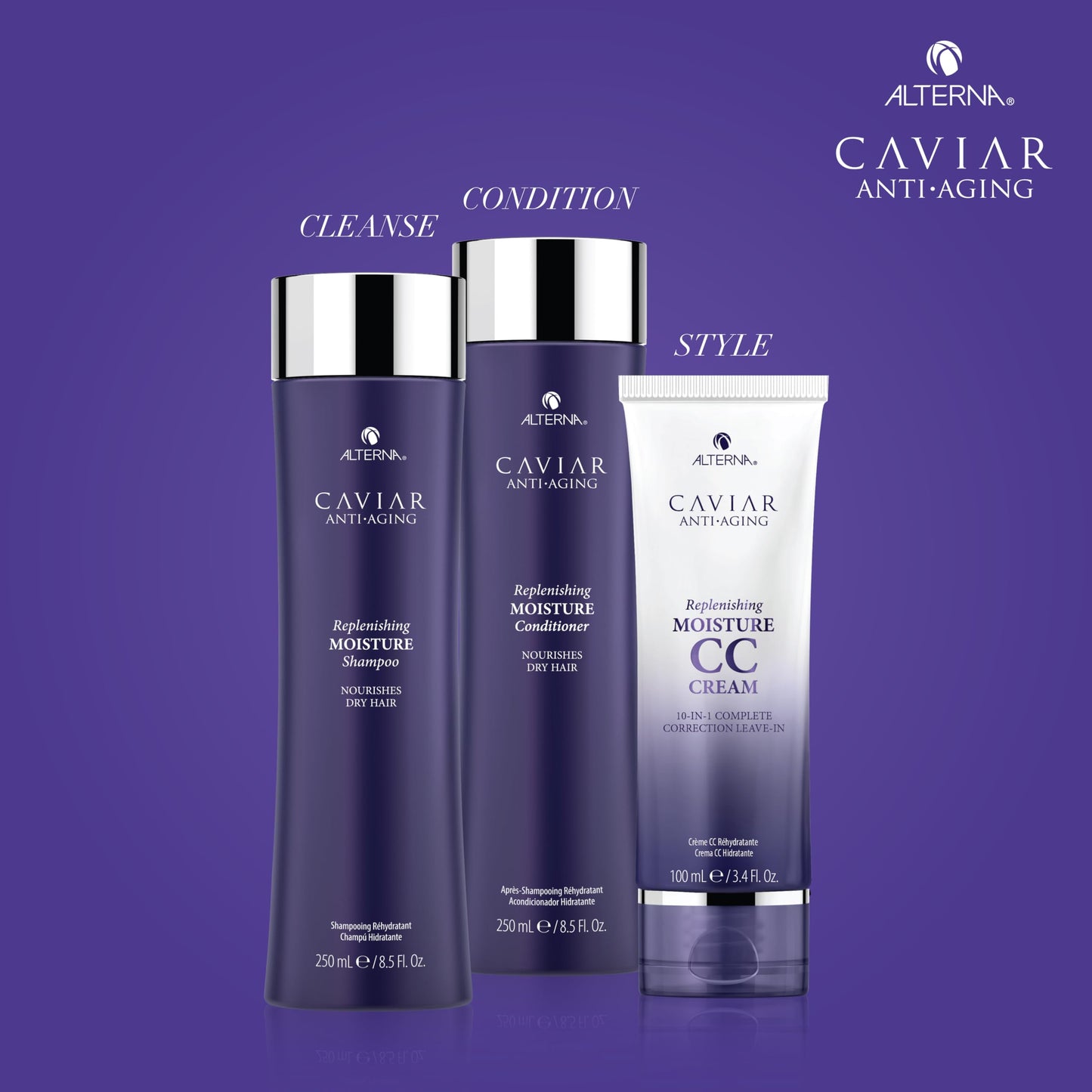 Dark Slate Blue Alterna Caviar Anti-Aging Replenishing Moisture Conditioner, 16.5 Fl. Oz.