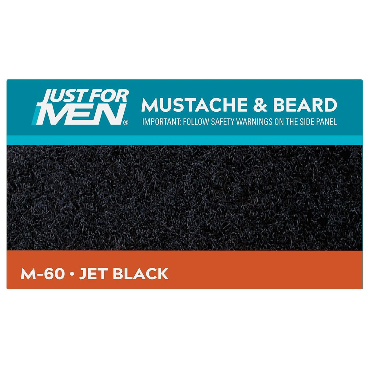 Black JUST for Men Color Gel Mustache, Beard & Sideburns 115 Jet Black 1 Each (Pack of 12)