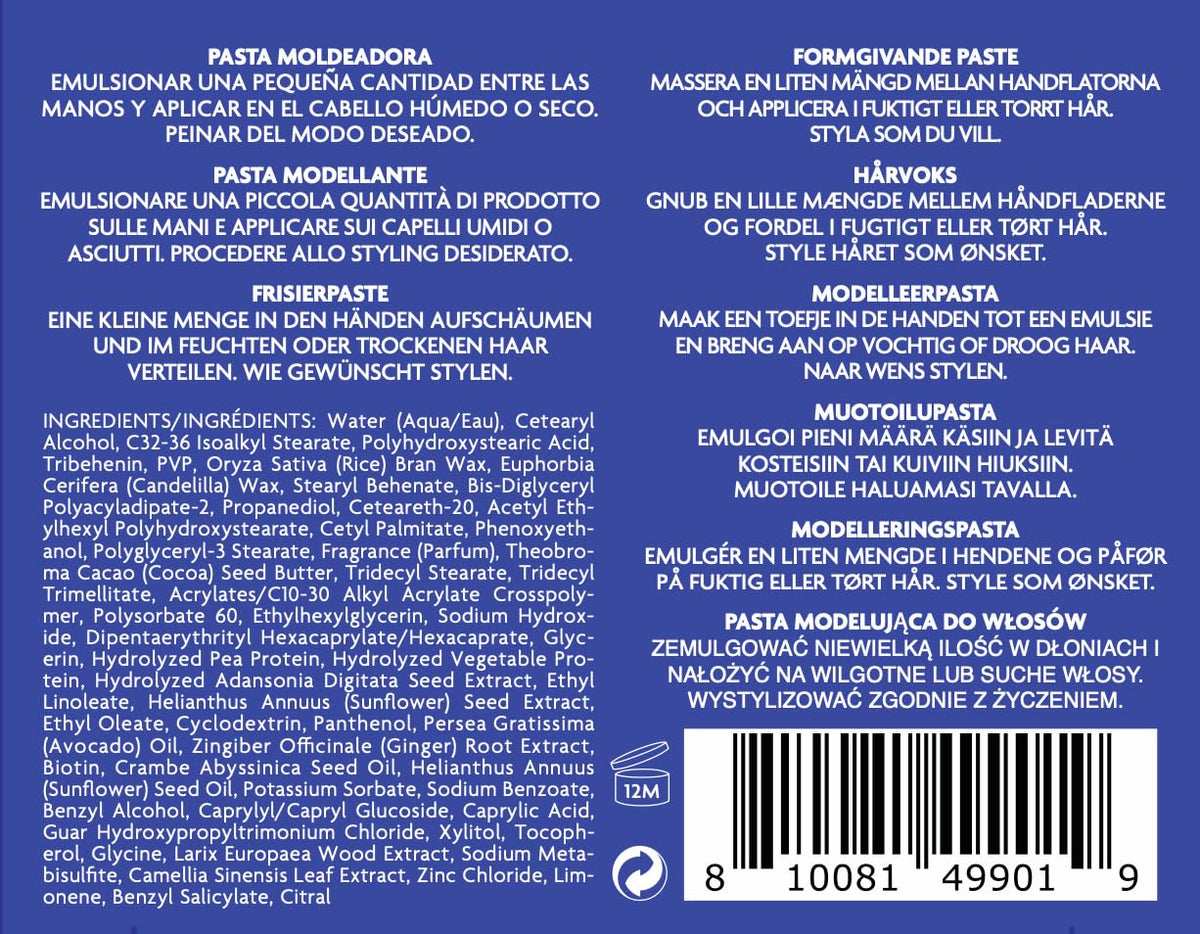 Steel Blue R+Co BLEU PROPER Molding Paste, 1.7 Oz