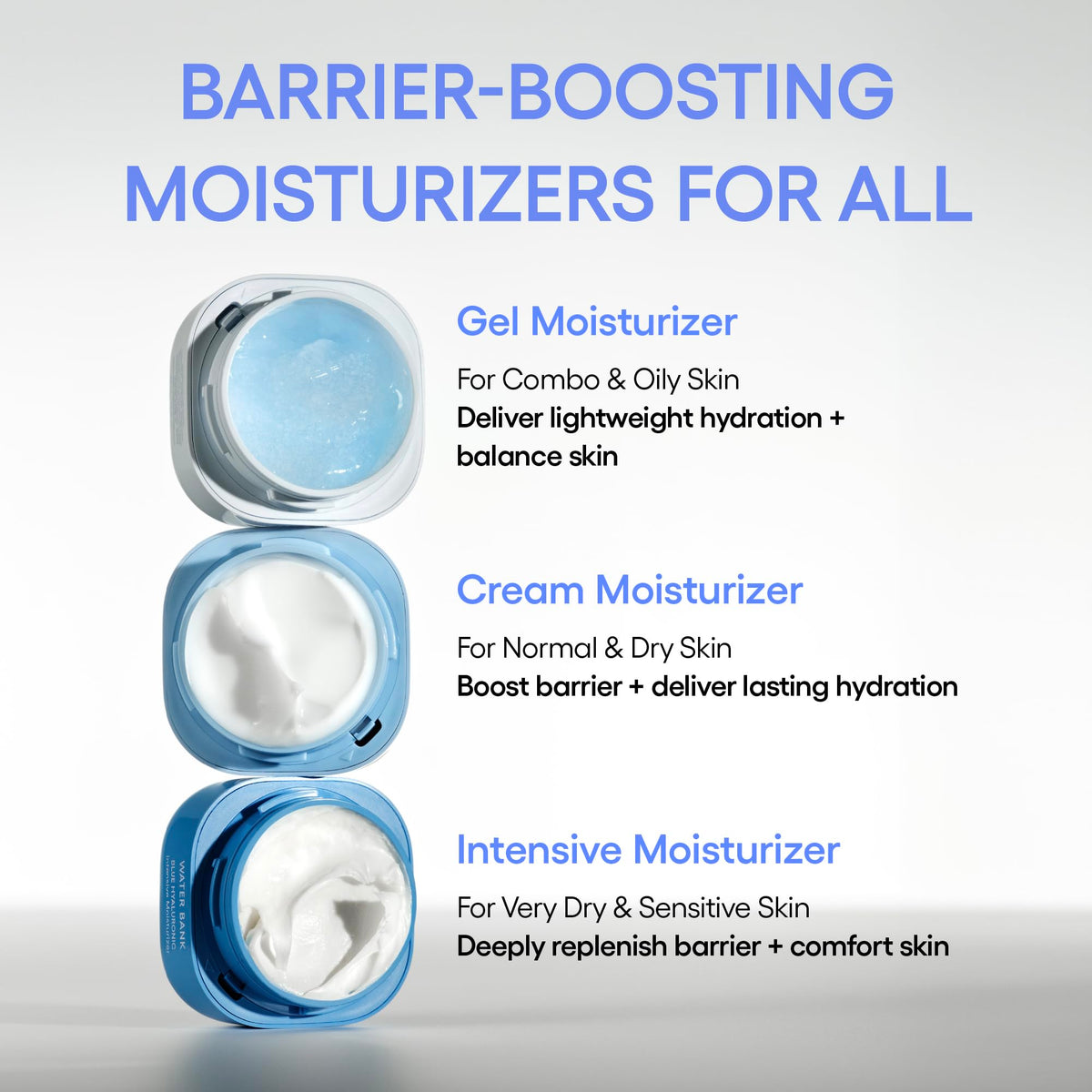 White Smoke LANEIGE Water Bank Blue Hyaluronic Gel Moisturizer