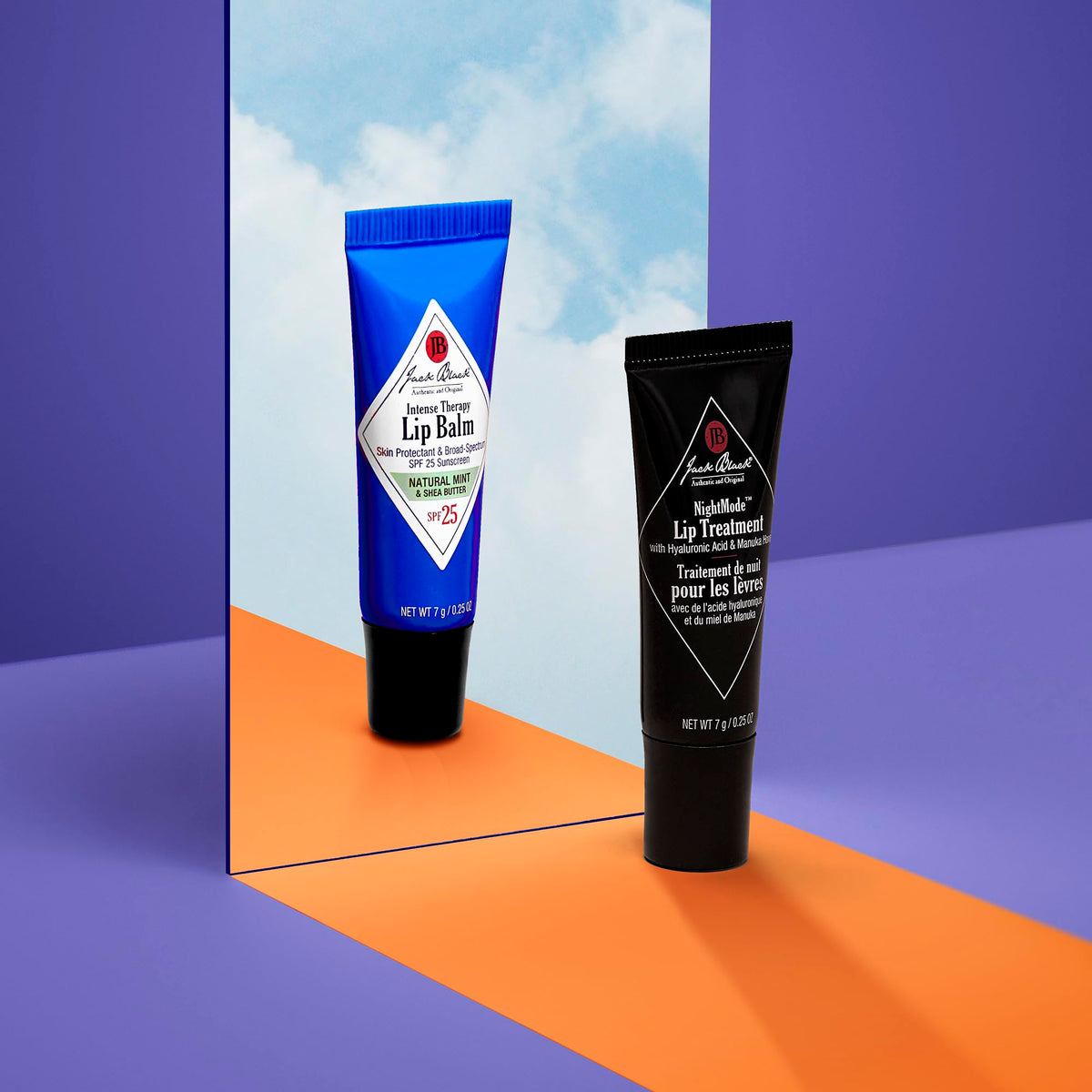 Dark Slate Blue Jack Black NightMode Lip Treatment, Overnight Lip Mask, 0.25 oz