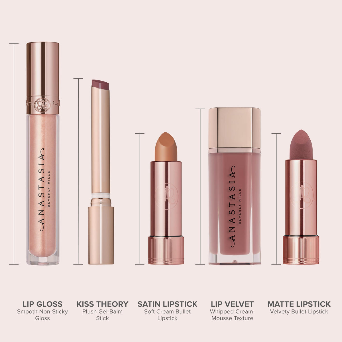 Misty Rose Anastasia Beverly Hills - Kiss Theory Hydrating Glossy Shine Lip Balm