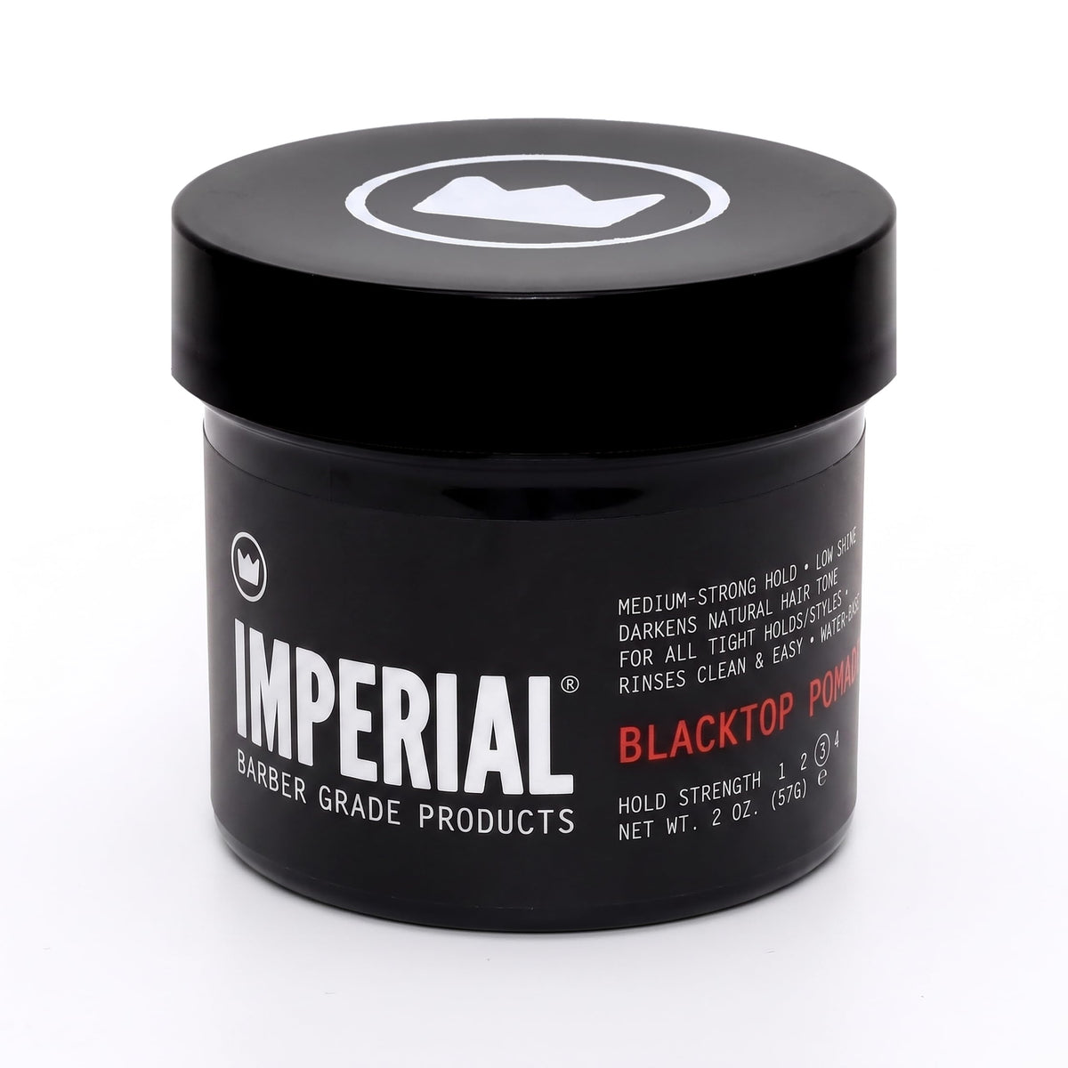 Black Imperial Barber Grade Products | Blacktop Pomade, 2 oz