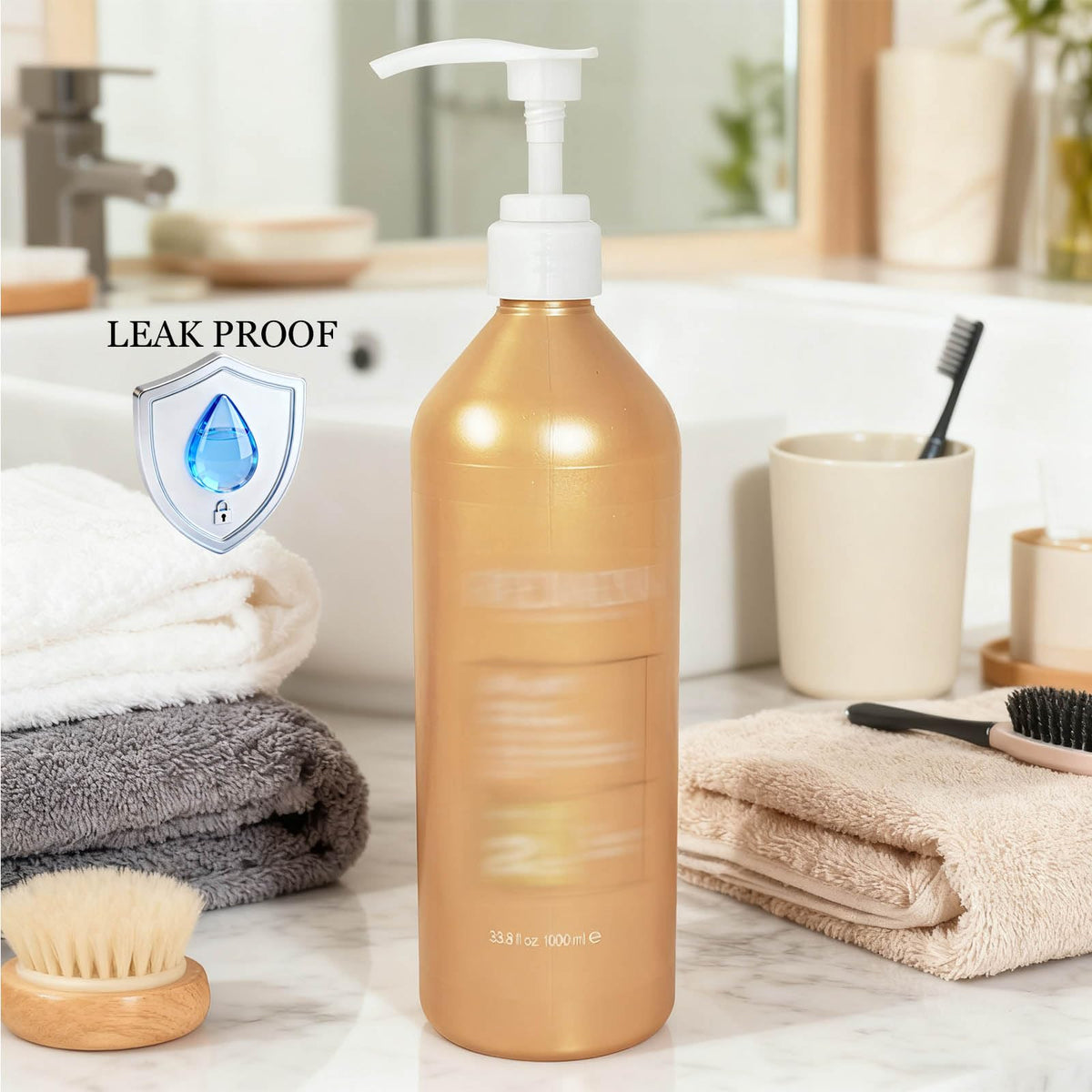 Lavender Shampoo/Conditioner Pump Compatible with Redken, 1 L/33.8 Fl Oz Bottles, Dispensing Liter Pump for Redken Shampoo and Conditioner, 2-Pack
