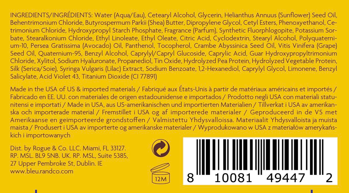 Goldenrod R+Co BLEU BLONDED Brightening Masque, 5 Oz