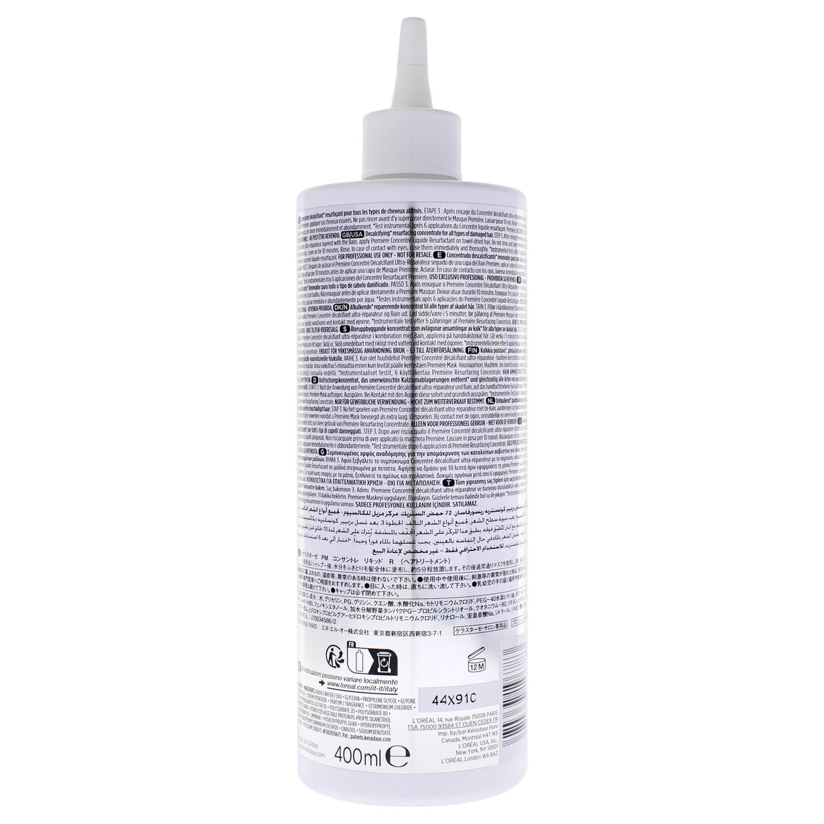 White Smoke Premiere Decalcifying Resurfacing Concentrate by Kerastase for Unisex - 13.52 oz Treatment