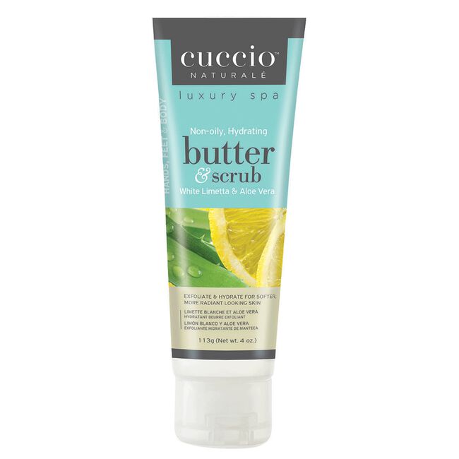 White Smoke Cuccio Cina Pro Star Pro White Limetta & Aloe Vera Hydrating Butter & Scrub