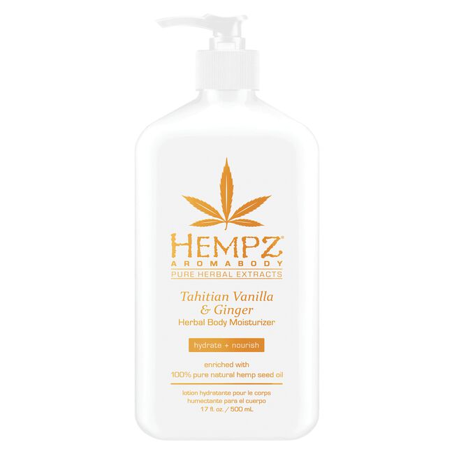 Seashell Hempz Tahitian Vanilla & Ginger Herbal Body Moisturizer