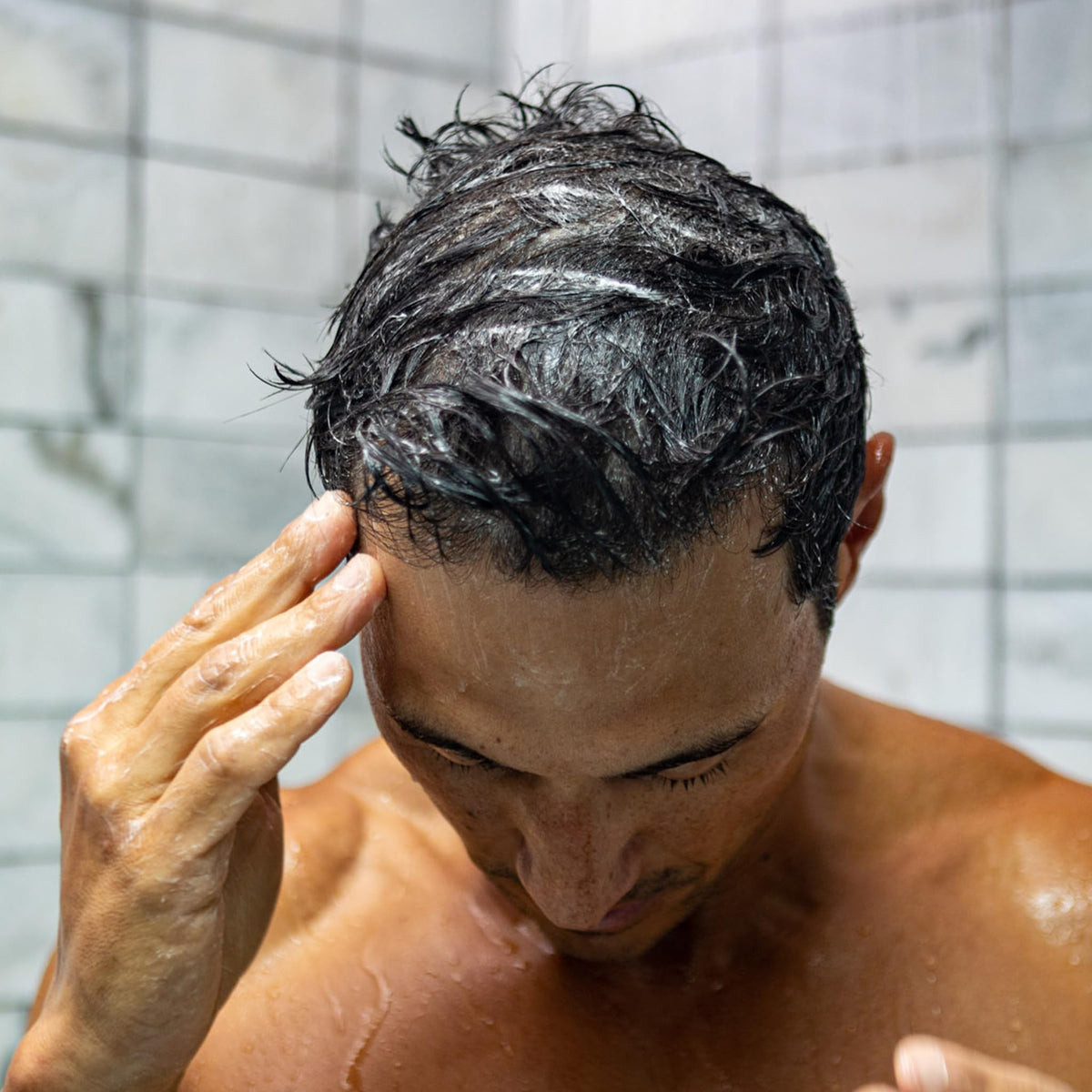 Gray Oars + Alps Men's Sulfate Free Hair Shampoo and Conditioner Set, Infused with Kelp and Algae Extracts, Fresh Ocean Splash, Travel Size 3.4oz Each