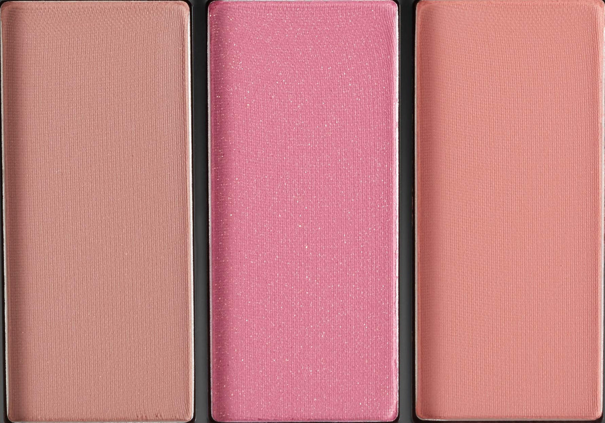 Pale Violet Red Anastasia Beverly Hills Blush Trio - Essential High-Pigment Blush Compact, Seamlessly Blendable Powder Formula for Sculpting and Brightening Cheeks
