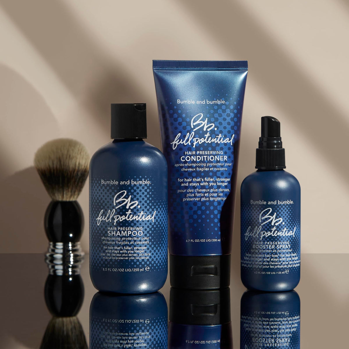Rosy Brown Bumble and bumble. Full Potential Hair Preserving Conditioner | Strengthens, Prevents Breakage |Lightweight Formula| Fuller, Stronger | For Breakage Prone and Thinning Hair Types, 6.7 Fl Oz