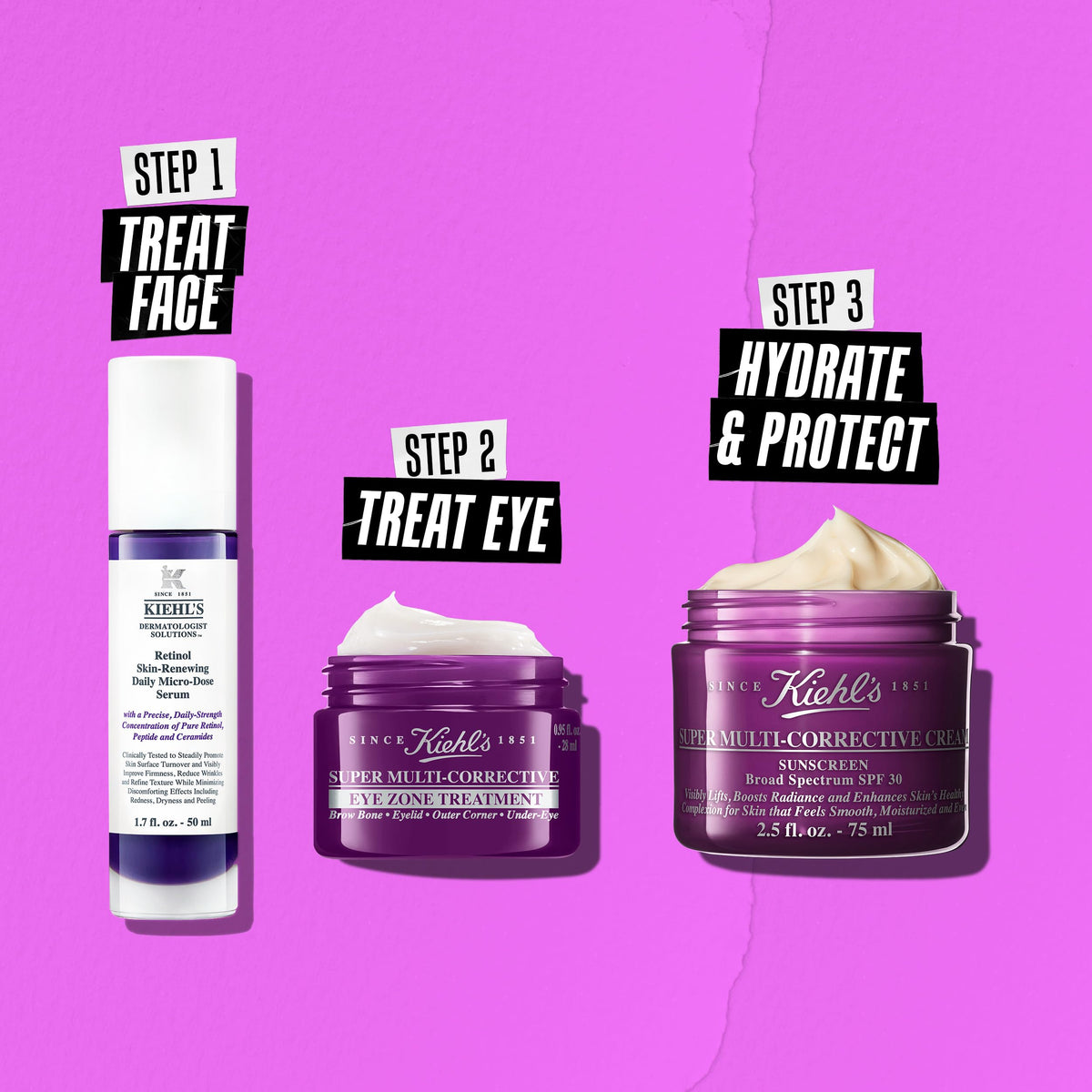 Orchid Kiehl's - Super Multi-Corrective Cream SPF 30, Anti-Aging