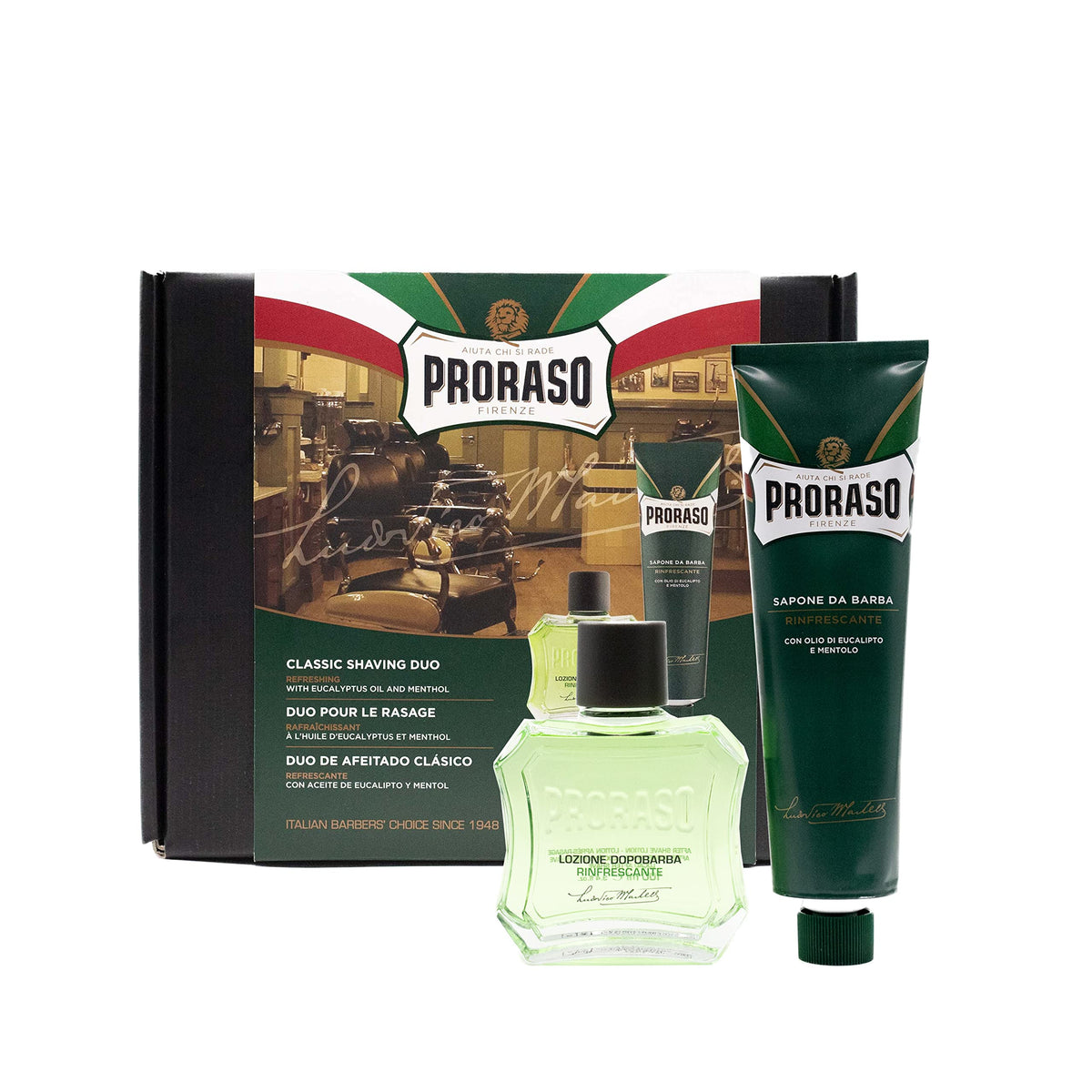 White Smoke Proraso Refreshing Shaving Cream for Men