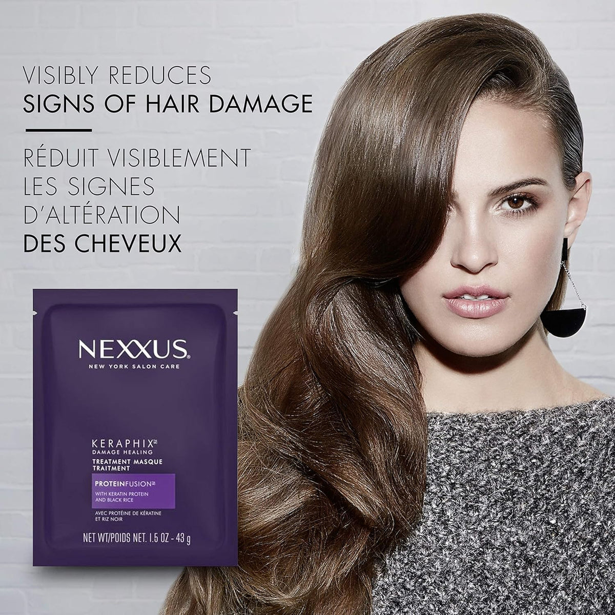 Gray Nexxus Keraphix Second Step Severe Damage Hair Masque,1.5 oz (Pack of 3)