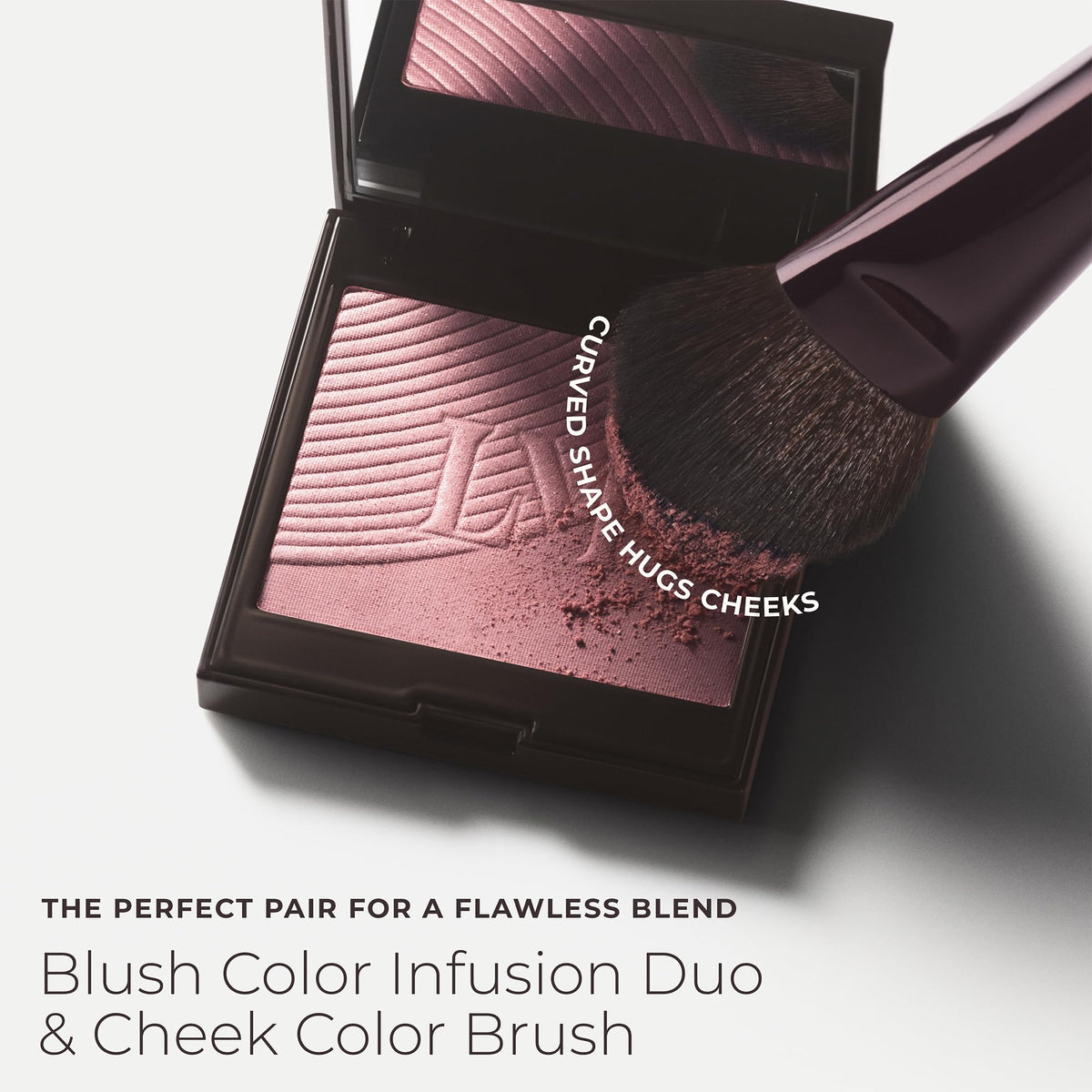 Seashell Laura Mercier Blush Color Infusion Powder Duo, Apricot, 0.2 oz