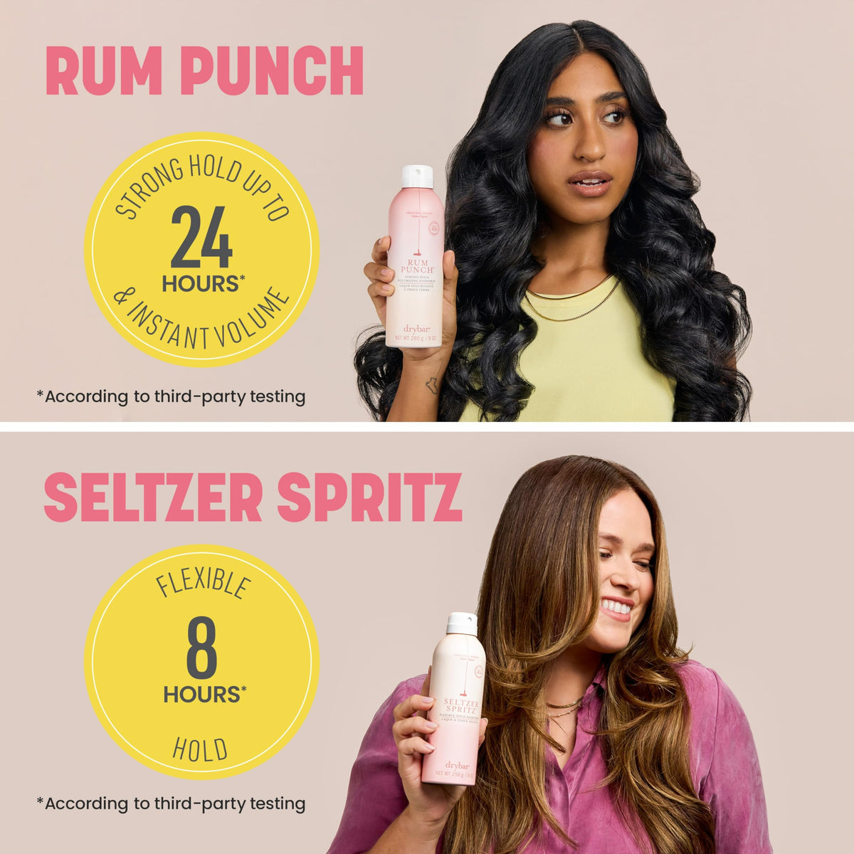 Light Gray Drybar Seltzer Spritz Flexible Hold Hairspray