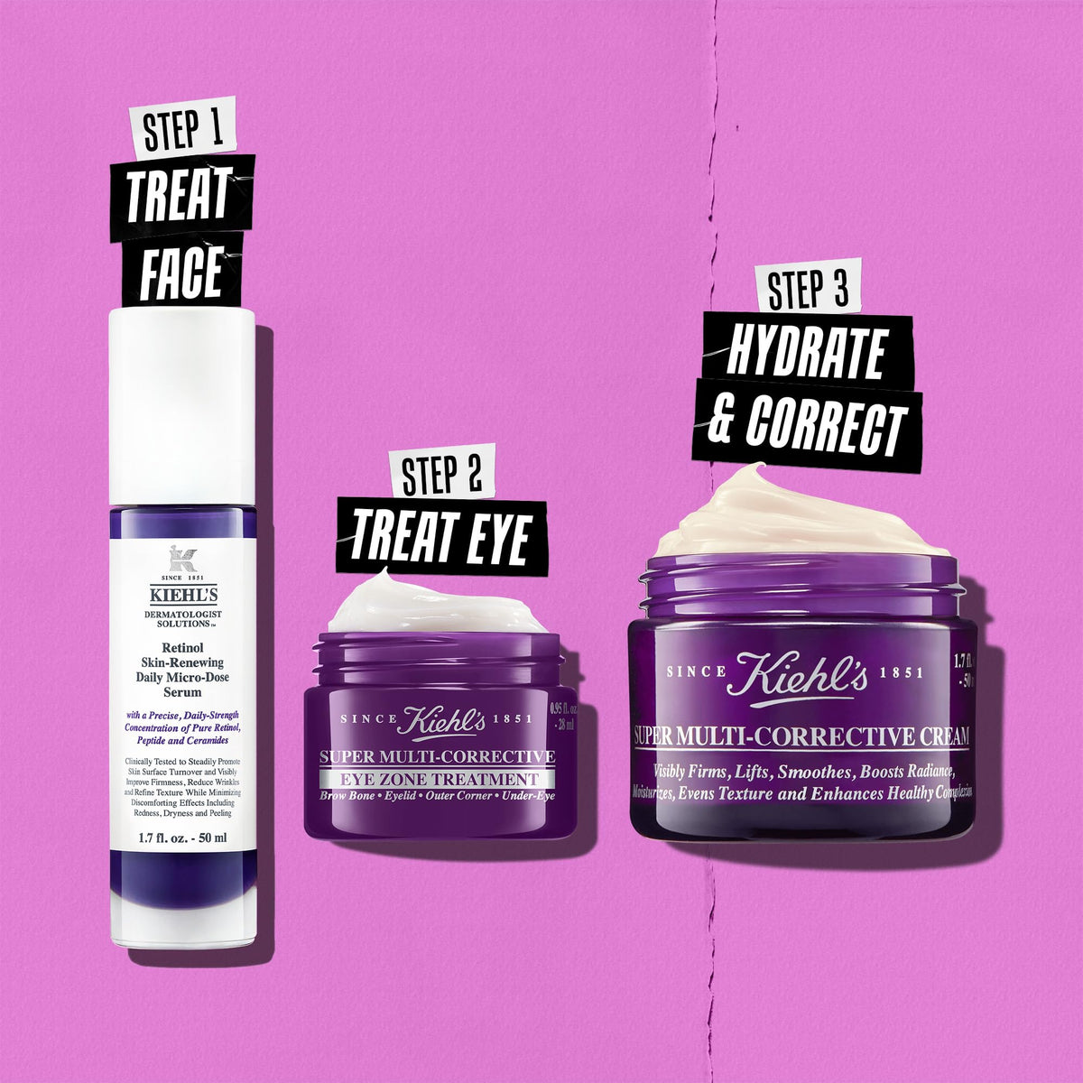 Orchid Kiehl's - Super Multi-Corrective Anti-Aging Eye Cream