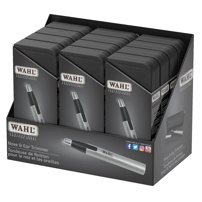Dim Gray Wahl Canada Nose/Ear Trimmer 12 Piece