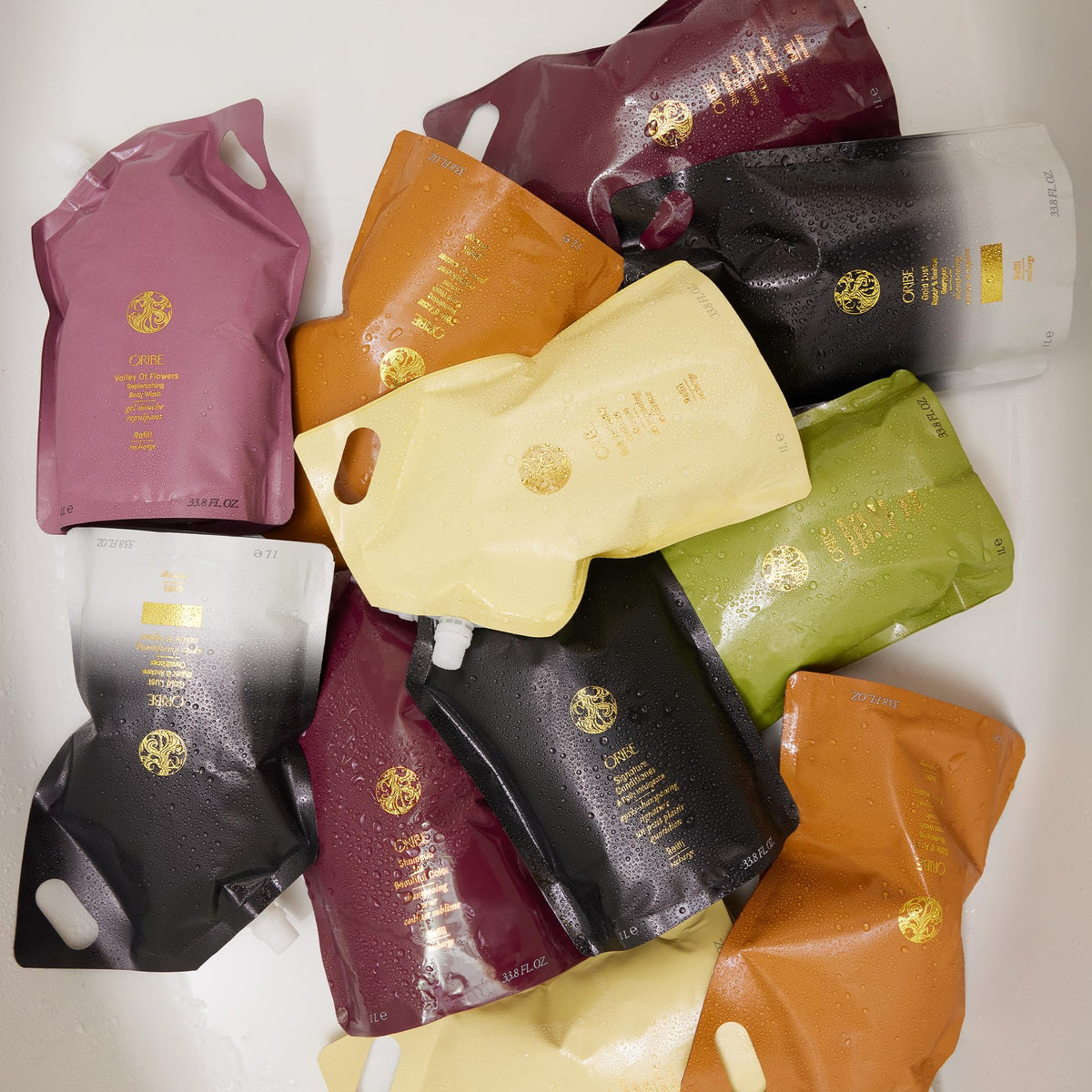 Pale Goldenrod Oribe Shampoo For Beautiful Color Liter Refill - Extends & Protects Color