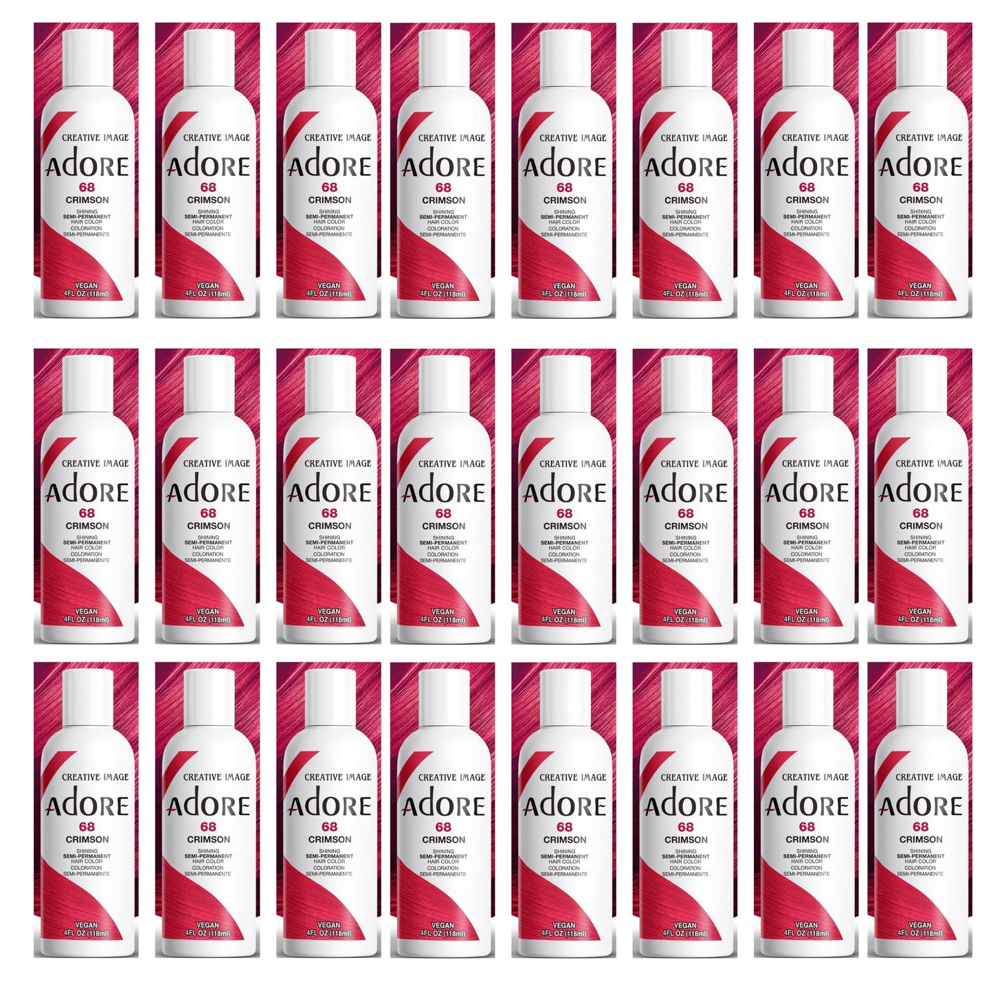 White Smoke Adore 068 Crimson (Pack of 24)
