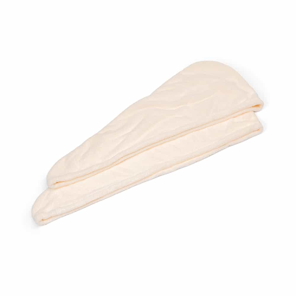 White Smoke Zoe Ayla Turban Hair Towel White 2PK HA-TOW-2/00953