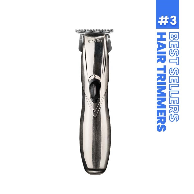 White Smoke Andis (32400) Slimline Cordless Trimmer Chrome w/stand