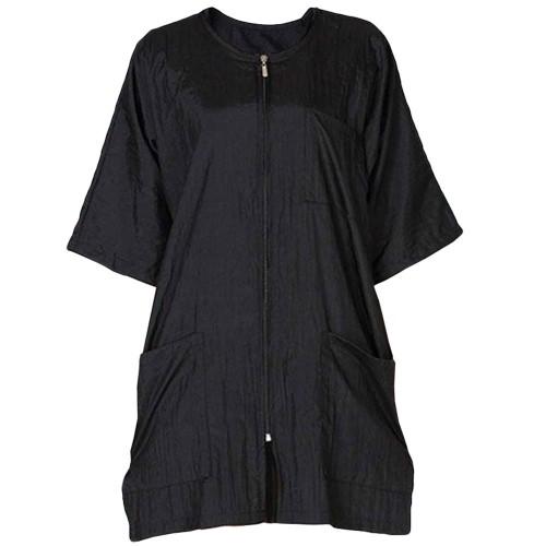 Dark Slate Gray Allure All-Purpose Stylist Zipper Jacket Black